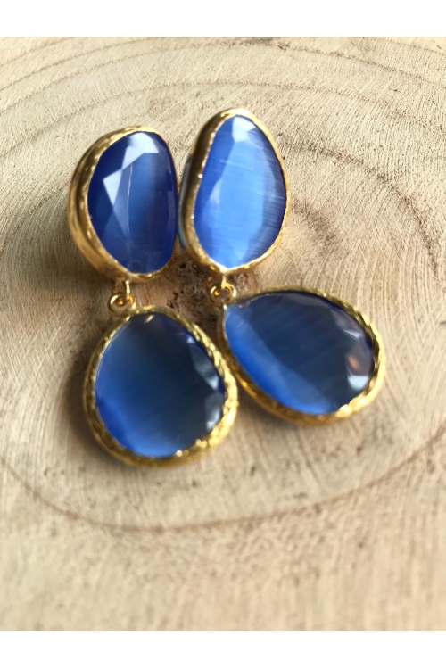 Pendiente Simone Tallas Talla única Colores Azul Jeans