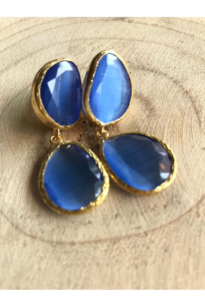 Pendiente Simone Tallas Talla única Colores Azul Jeans