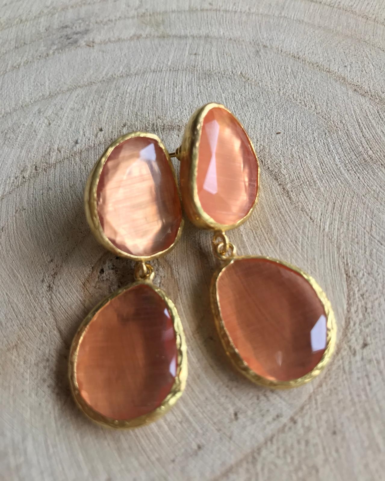 Pendiente Simone Tallas Talla única Colores Coral