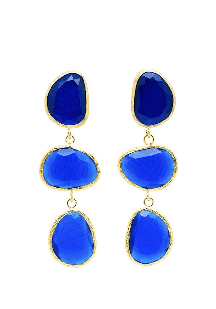 Pendiente Marnie Tallas Talla única Colores Azul Eléctrico