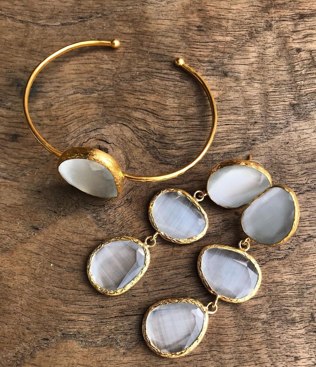 Pendiente Marnie Tallas Talla única Colores Blanco