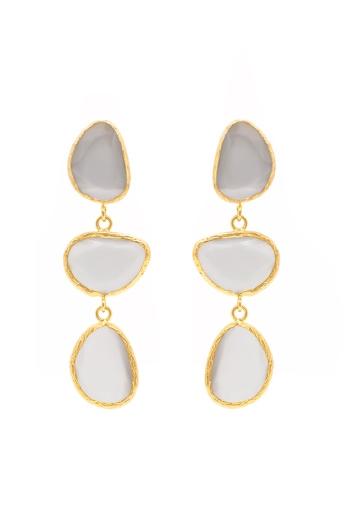 Pendiente Marnie Tallas Talla única Colores Gris claro