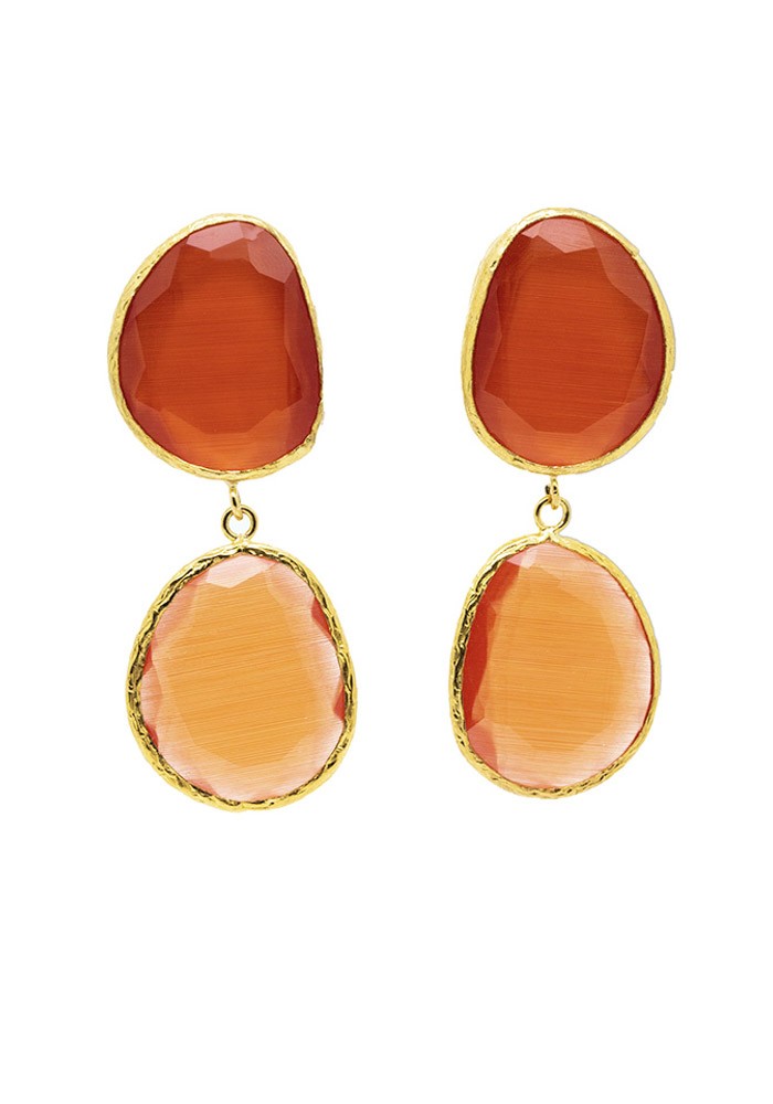 Pendiente Briona Tallas Talla única Colores Coral