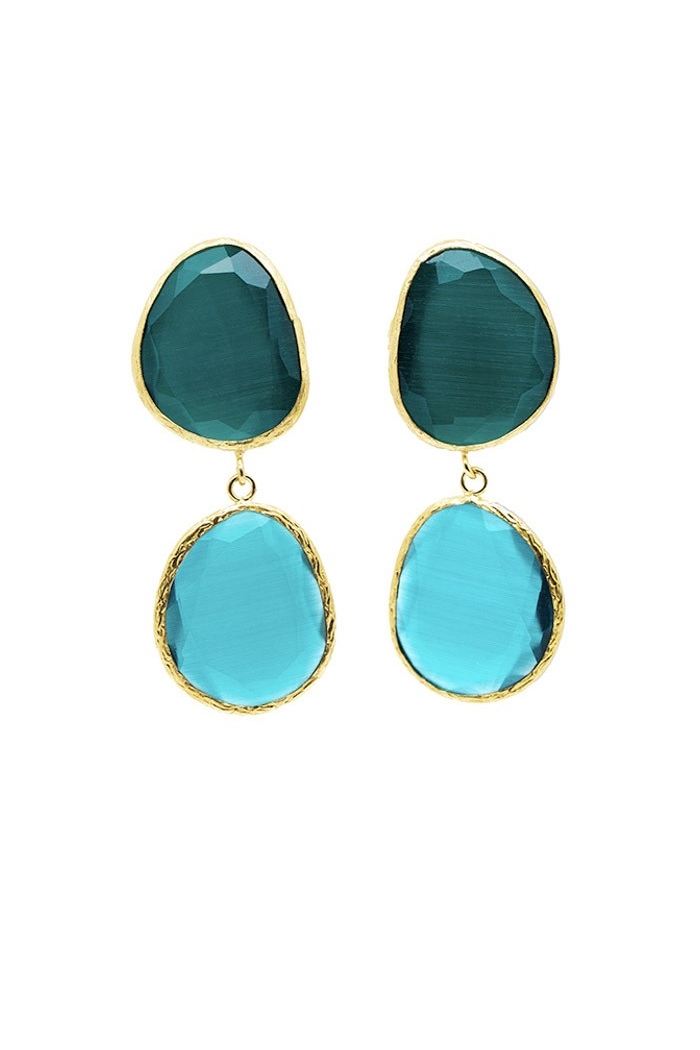 Pendiente Briona Tallas Talla única Colores Azul verdoso