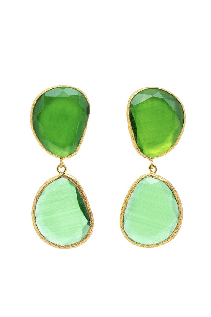 Pendiente Briona Colores Verde Tallas Talla única Pendiente Briona Colores Verde Tallas Talla única