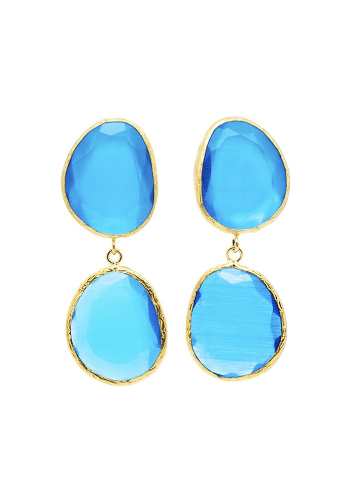 Pendiente Briona Tallas Talla única Colores Azul mar