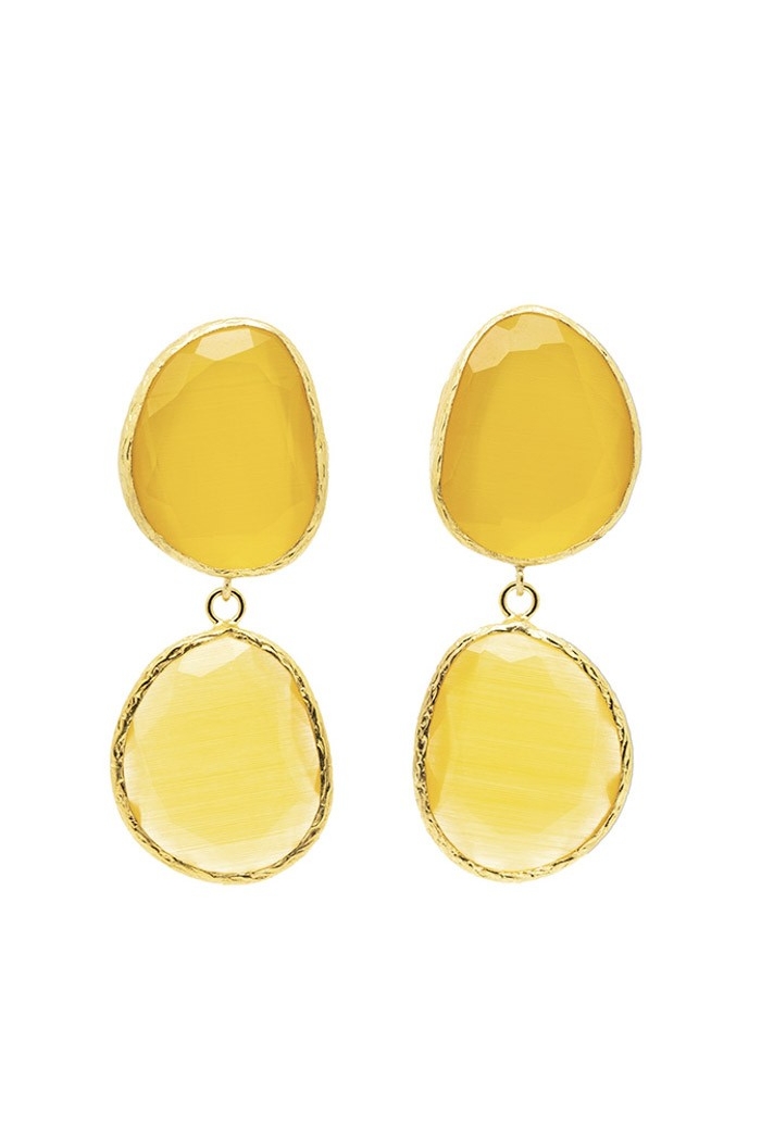 Pendiente Briona Tallas Talla única Colores Mostaza