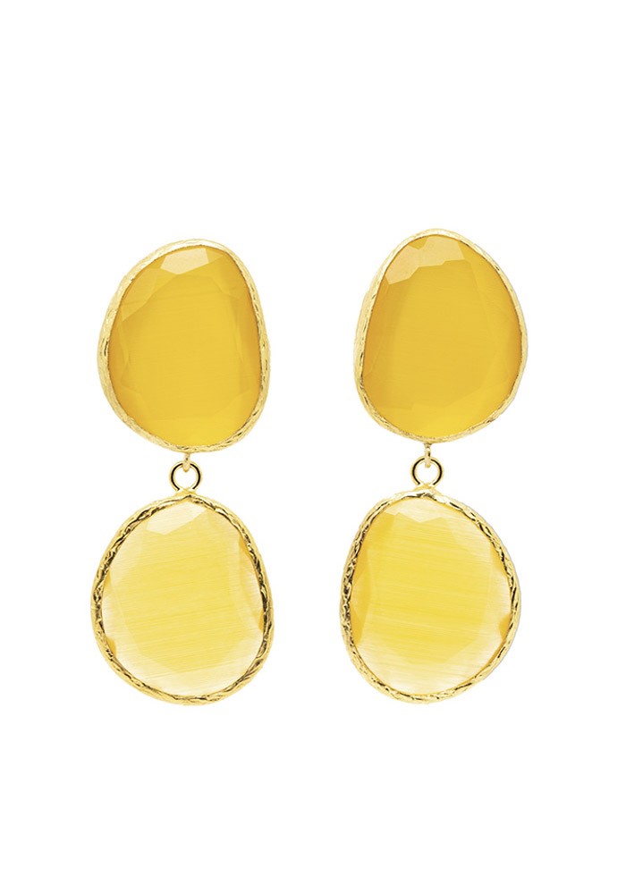 Pendiente Briona Tallas Talla única Colores Mostaza