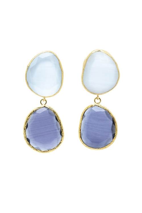 Pendiente Suzanne Tallas Talla única Colores Lila