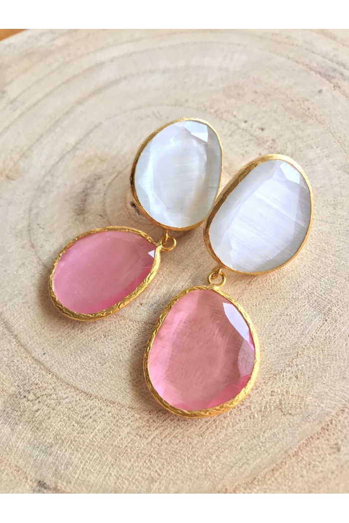 Pendiente Suzanne Tallas Talla única Colores Rosa