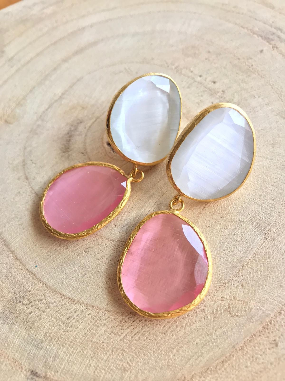 Pendiente Suzanne Tallas Talla única Colores Rosa