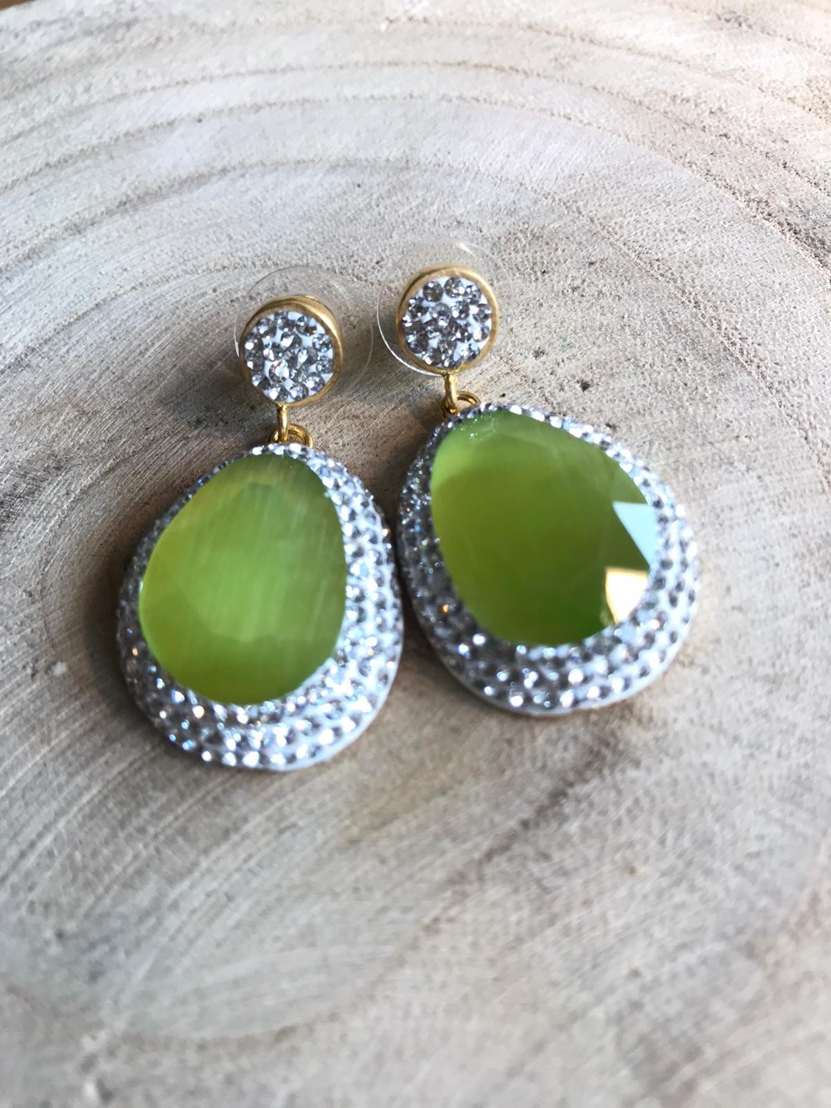 Pendiente Jenna Tallas Talla única Colores Verde Lima