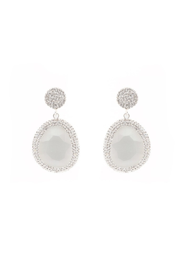 Pendiente Jenna Tallas Talla única Colores Blanco