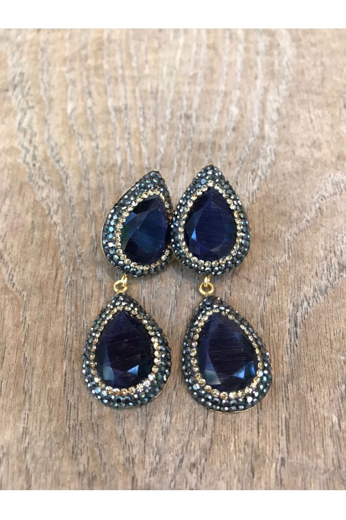 Pendiente Sky Tallas Talla única Colores Azul Noche