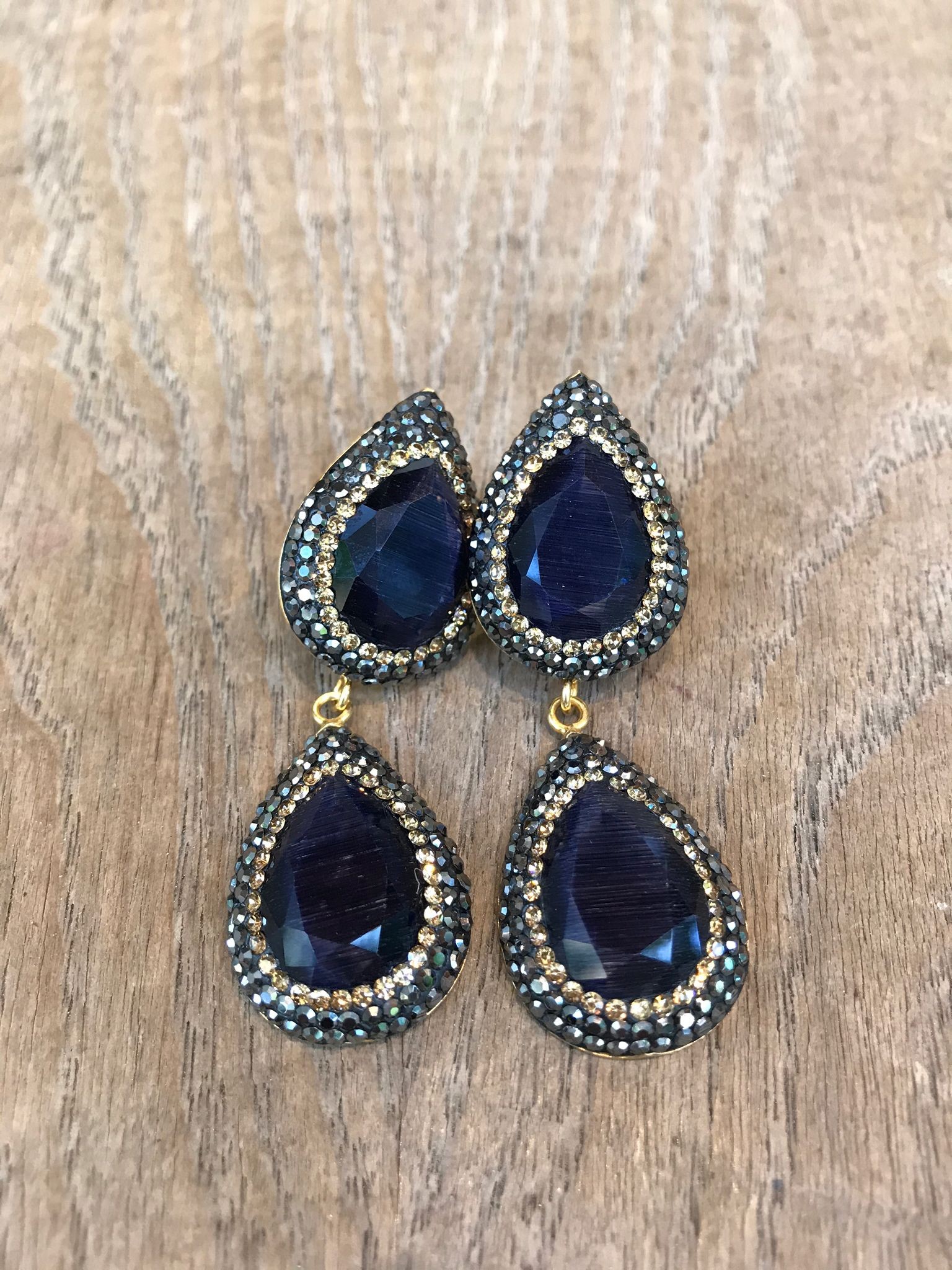 Pendiente Sky Tallas Talla única Colores Azul Noche