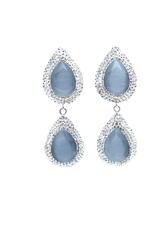 Pendiente Gia Tallas Talla única Colores Gris