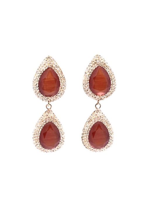 Pendiente Sia Tallas Talla única Colores Coral