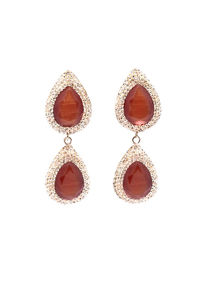 Pendiente Sia Tallas Talla única Colores Coral