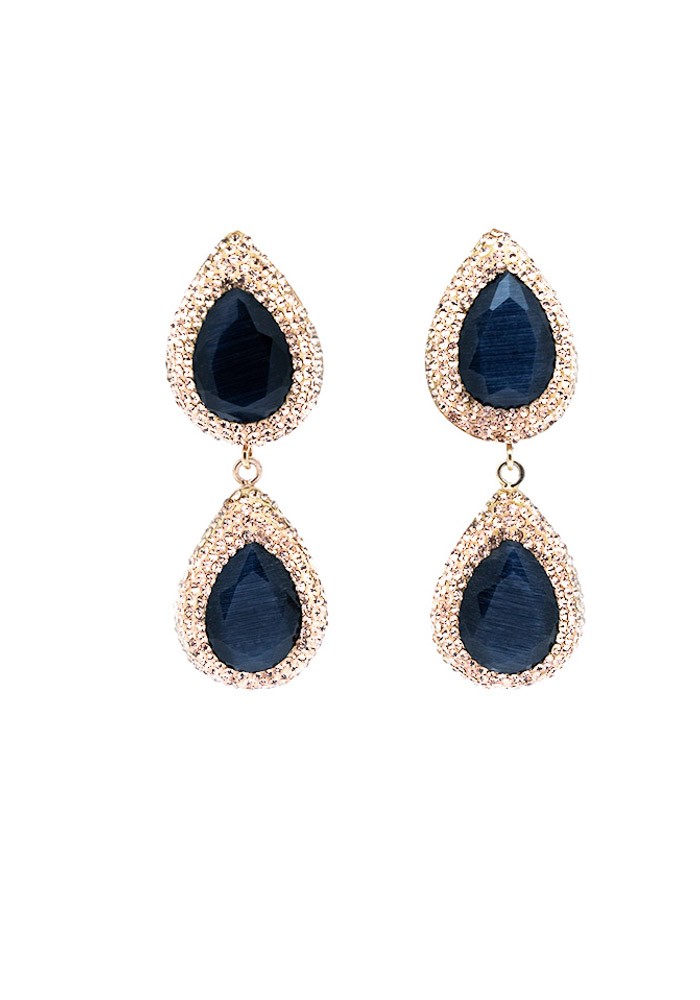 Pendiente Sia Tallas Talla única Colores Azul Noche