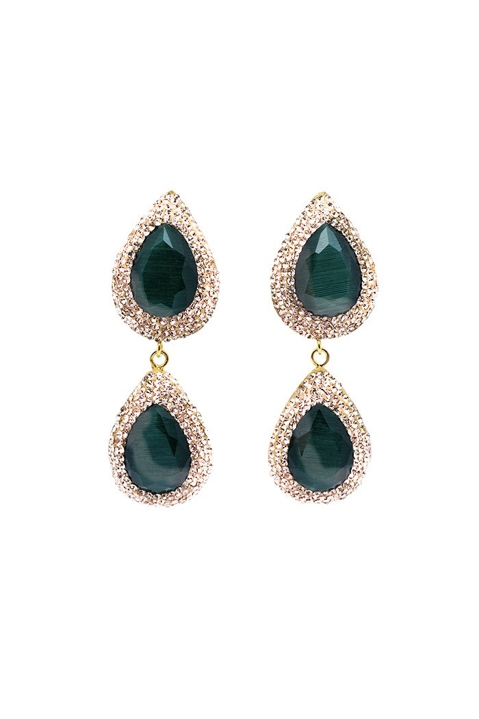 Pendiente Sia Tallas Talla única Colores Verde oscuro