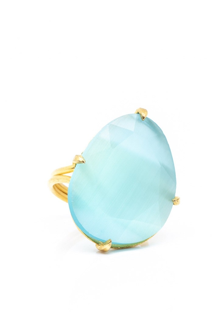 Bague Laura Tailles Adaptable Couleurs Aigue-marine Bague Laura Tailles Adaptable Couleurs Aigue-marine