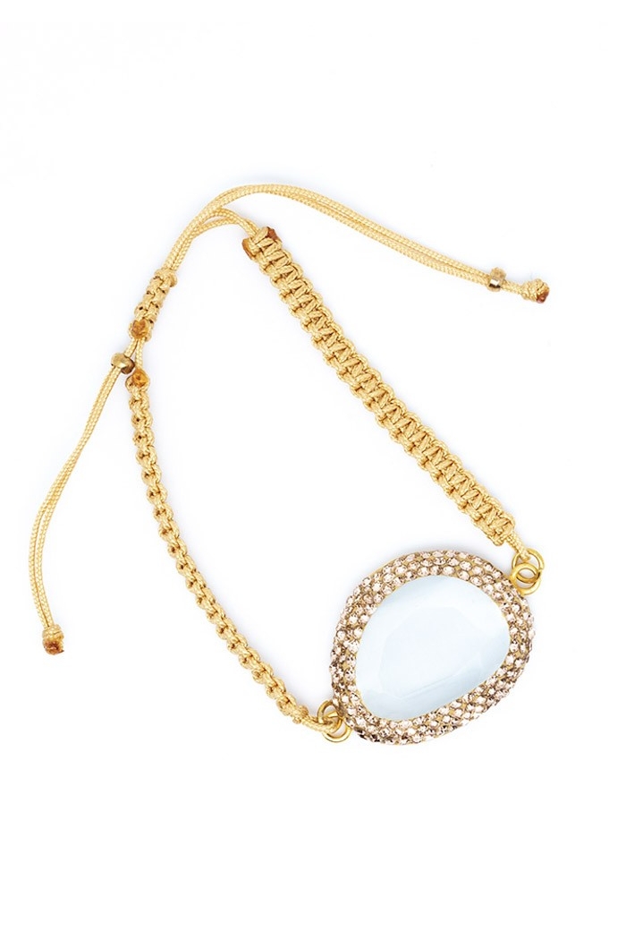 Pulsera Aggie Tallas Adaptable Colores Blanco y Rosa