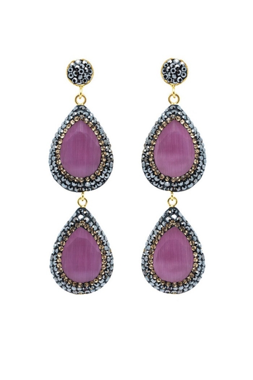 Pendiente Estelle Tallas Talla única Colores Rosa Fuerte