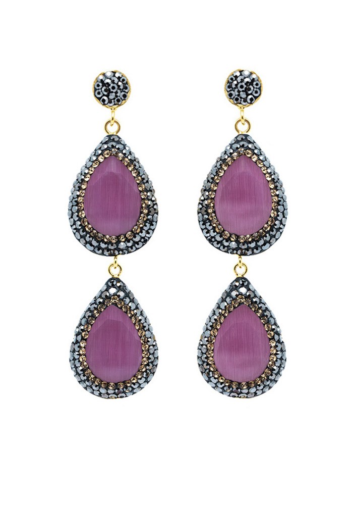 Pendiente Estelle Tallas Talla única Colores Rosa Fuerte