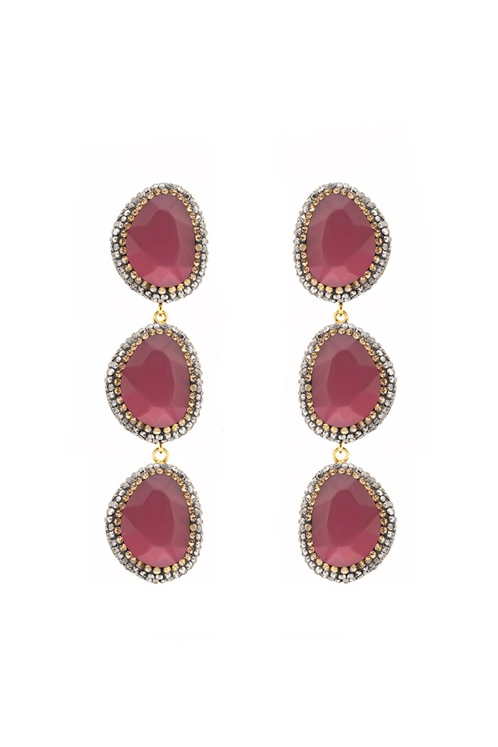 Pendiente Ella Tallas Talla única Colores Rosa Fuerte