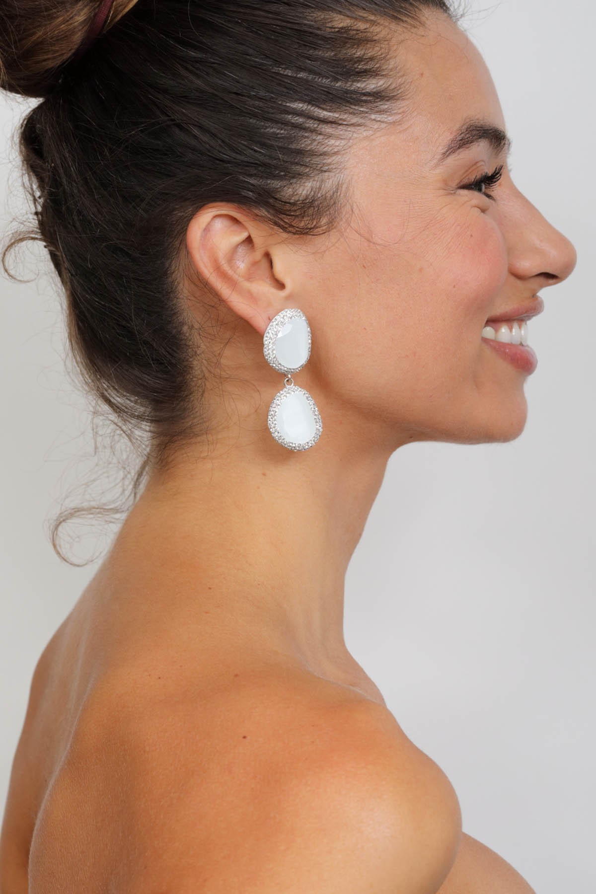 Pendiente Idra Tallas Talla única Colores Blanco