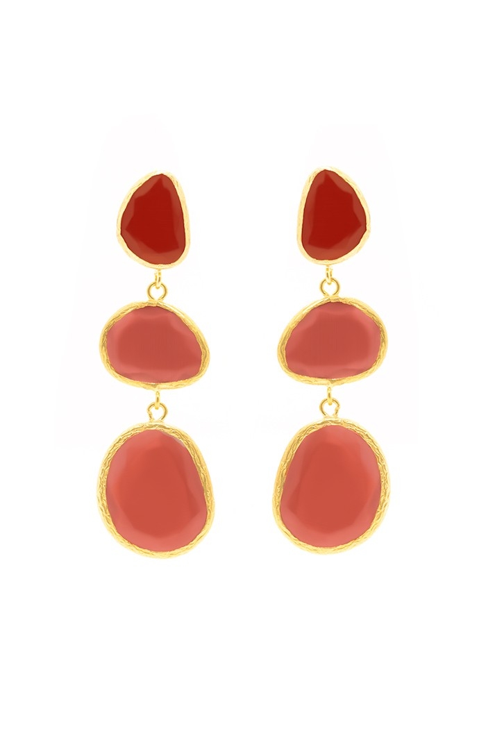 Pendiente Moira Tallas Talla única Colores Naranja