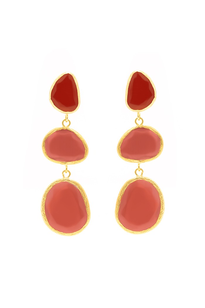 Pendiente Moira Tallas Talla única Colores Naranja