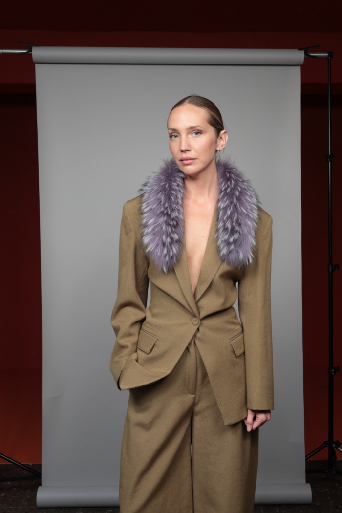 Cuello Rouse - Talla única, Lila