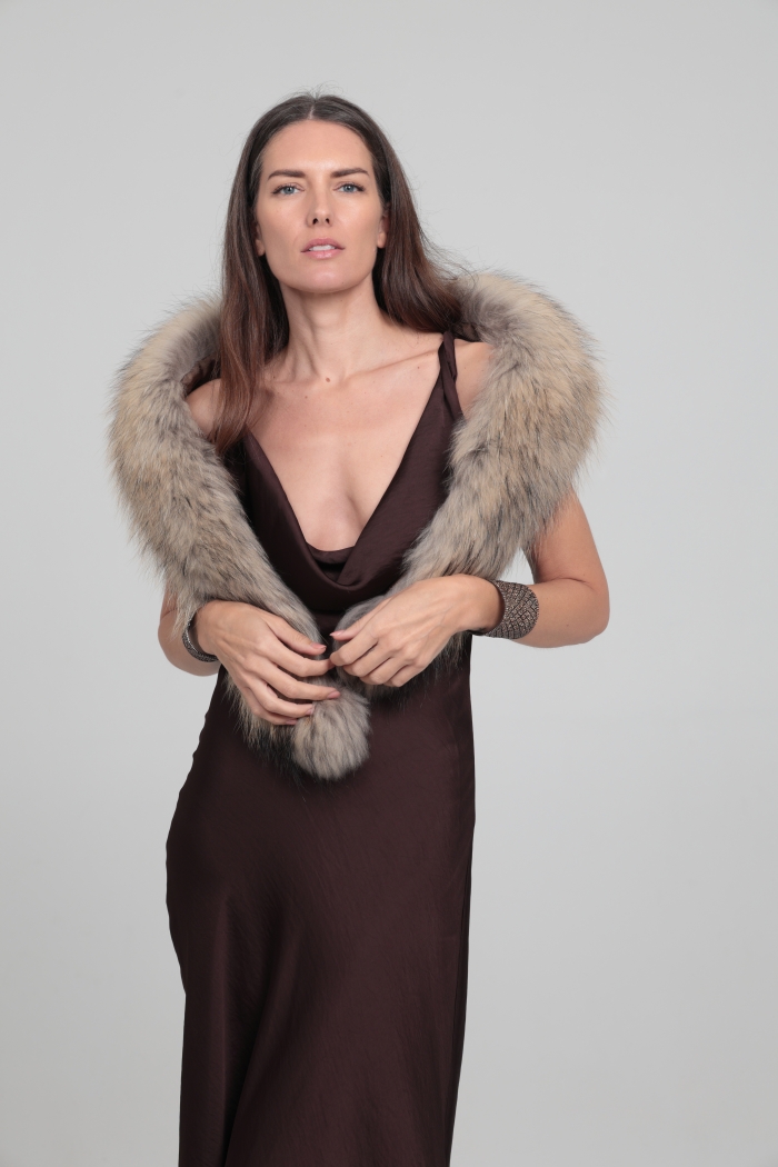 Estola Ane - Talla única, Beige