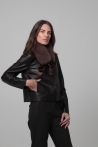 Col Italia - Une taille, Brun tabac Col Italia - Une taille, Brun tabac