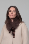 Cuello Italia - Talla única, Marrón tabaco