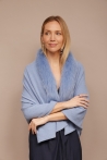 Estola Ginevra Tallas Talla única Colores Azul claro