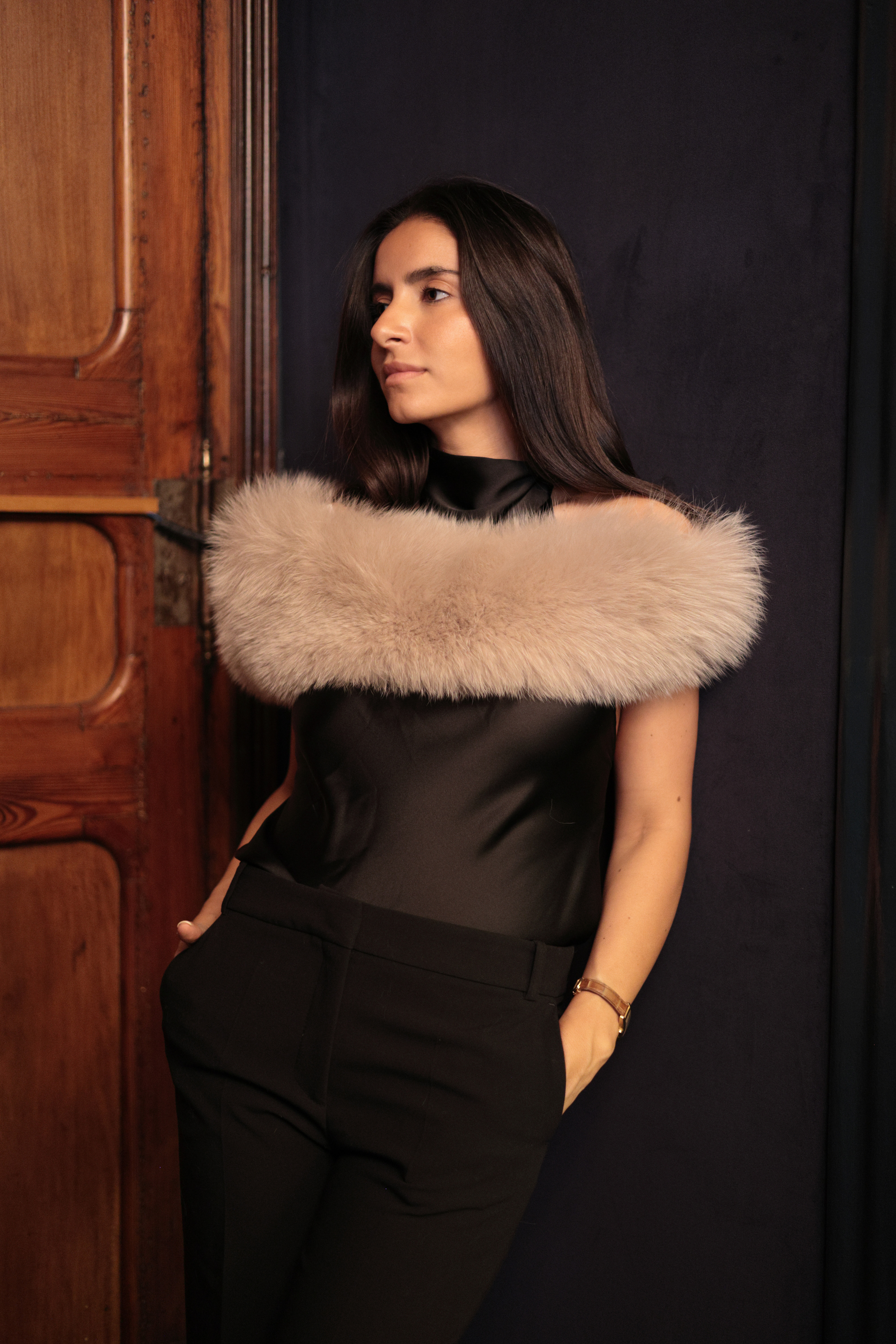 Estola Anat Tallas Talla única Colores Beige