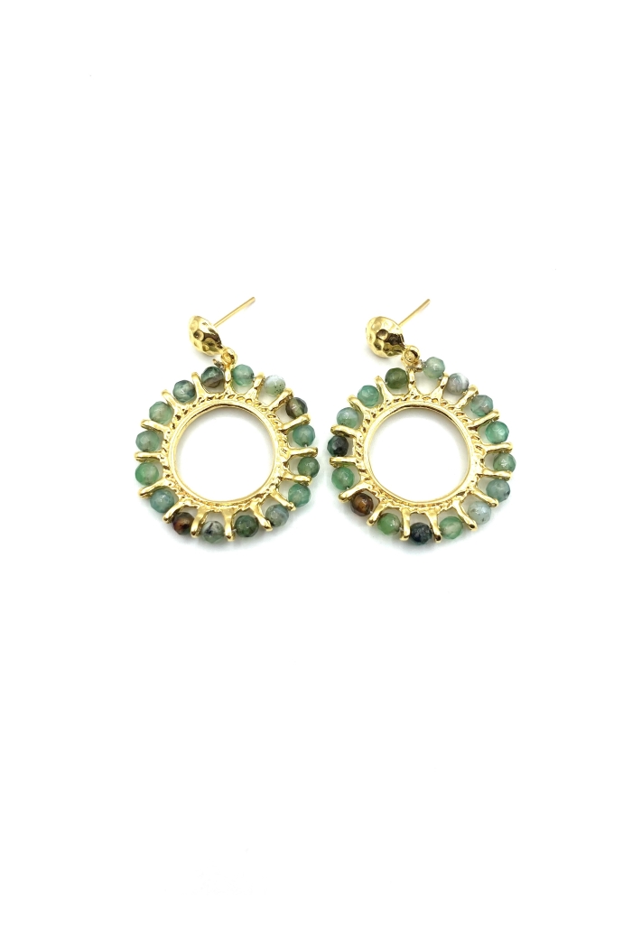 Boucle d'oreille Gala Couleurs Vert Tailles Une taille Boucle d'oreille Gala Couleurs Vert Tailles Une taille