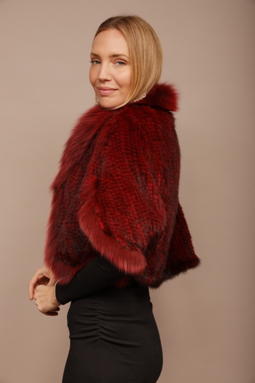 Chaqueta Tula Colores Burdeos Tallas S/M