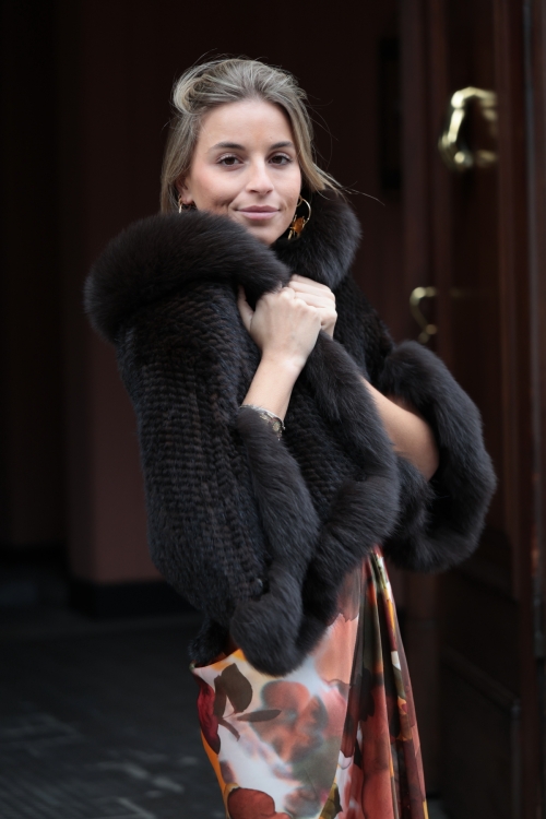 Jaqueta Tula - Marrón oscuro, XS/S