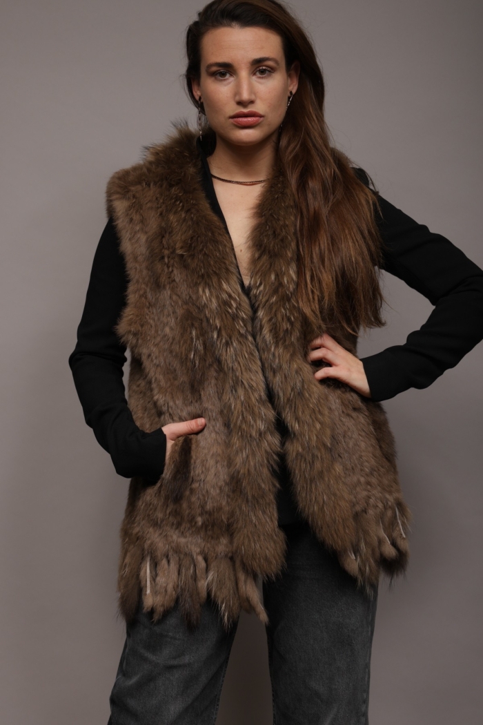 Chaleco Carla Colores Marrón Tallas 38