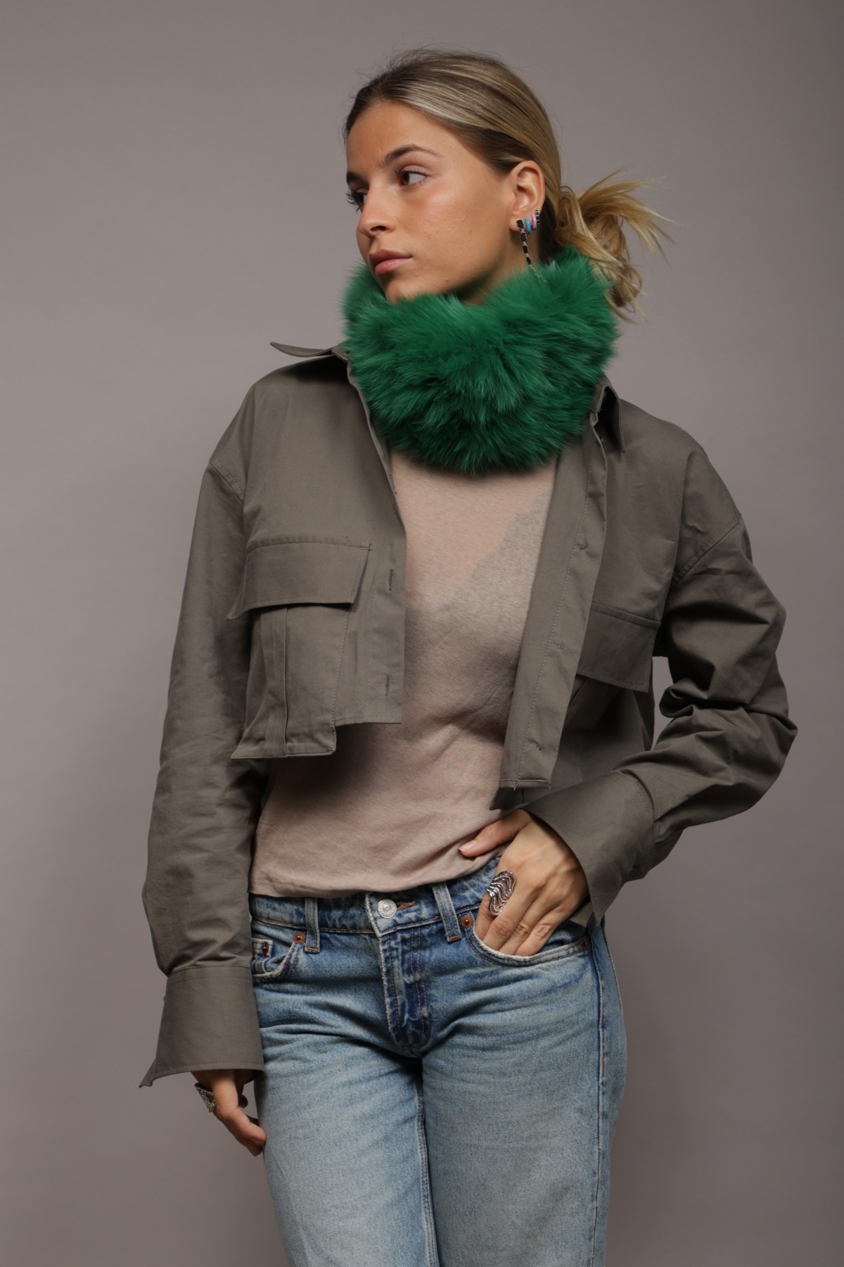 Cuello Hilde Colores Verde Tallas Talla única