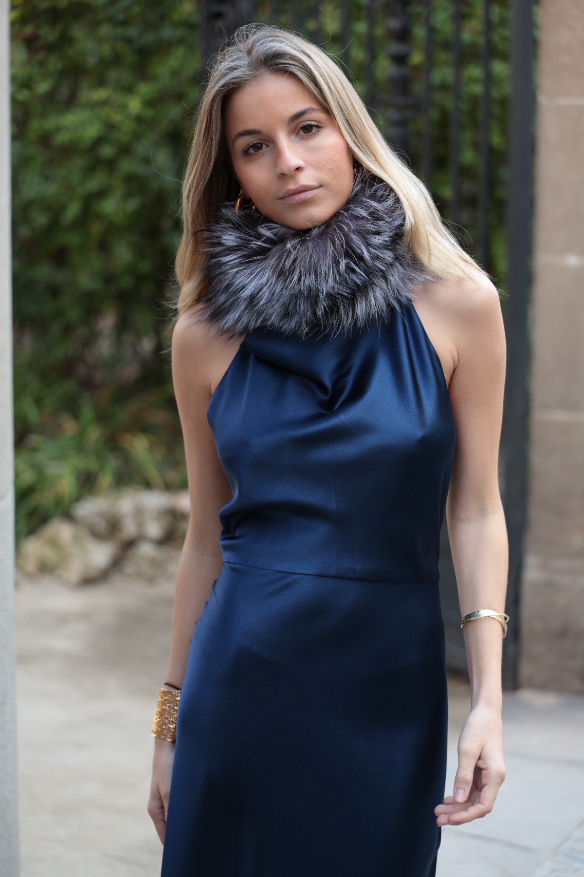 Cuello Hilde - Talla única, Gris