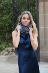 Cuello Hilde - Talla única, Gris