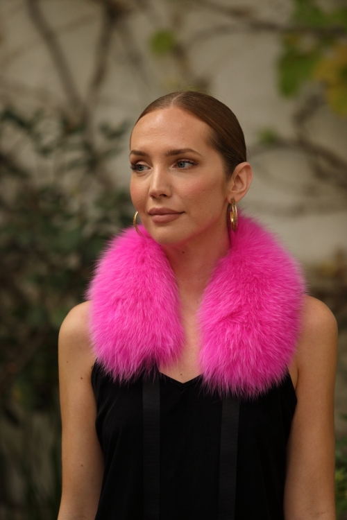 Cuello Verona - Talla única, Rosa