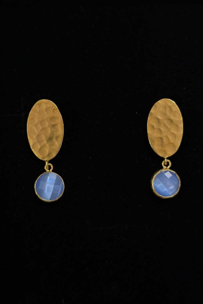 Pendiente Anais Tallas Talla única Colores Aguamarina