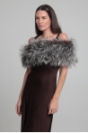 Stole Janice - One size, Argente gray Stole Janice - One size, Argente gray