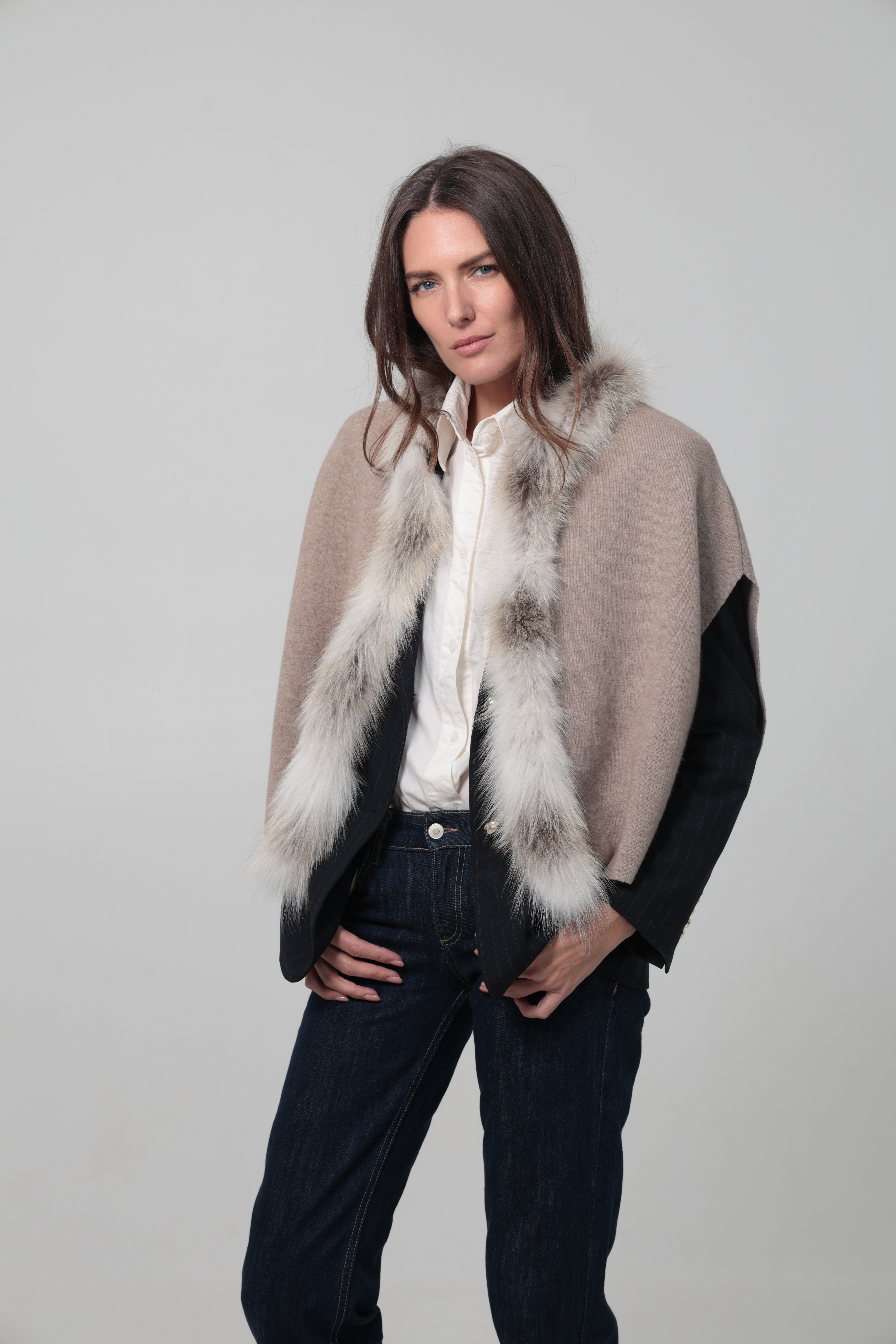 Jaqueta Cristina - Talla única, Beige