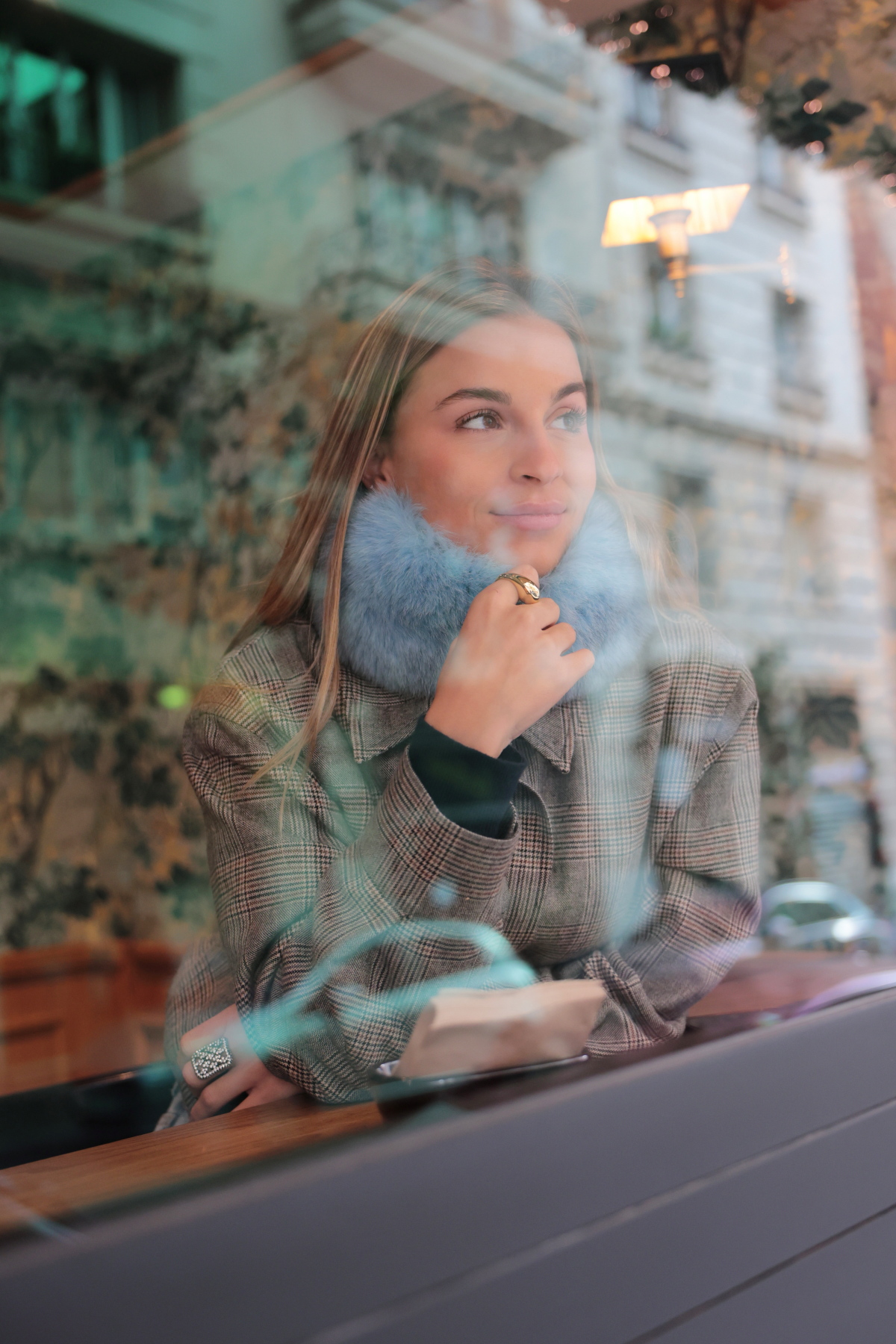 Cuello Nicol_copiar - Talla única, Azul sin lazo